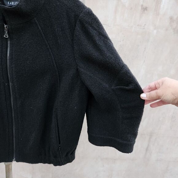 Carlisle nubby 100% wool sinched jacket - Picture 3 of 10